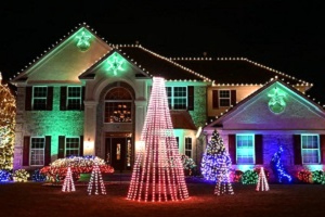 Animated Lighting Residential Display