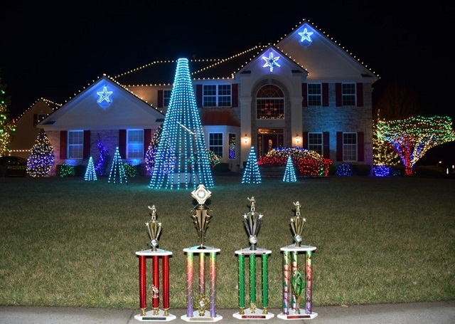 Many awards won for this lighting display!